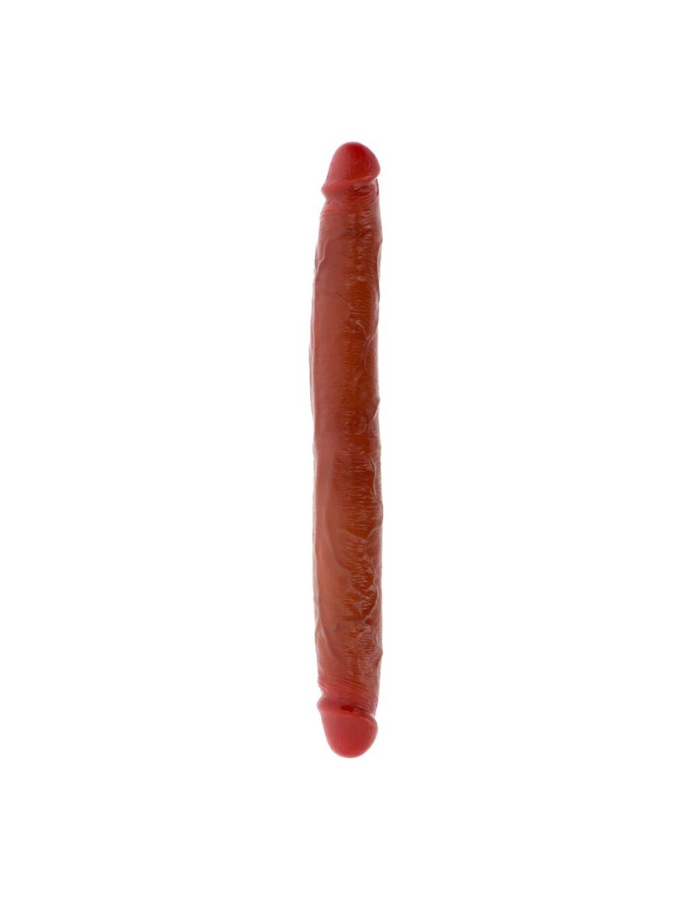 GET REAL - DOPPELENDES SILIKON-DILDO KARAMELL 35 CM