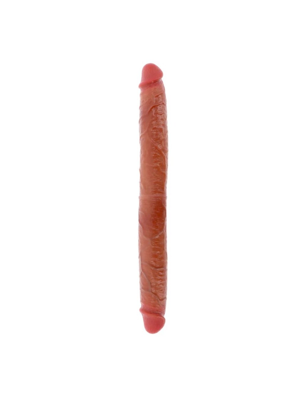 GET REAL - DOPPELENDES SILIKON-DILDO KARAMELL 46 CM
