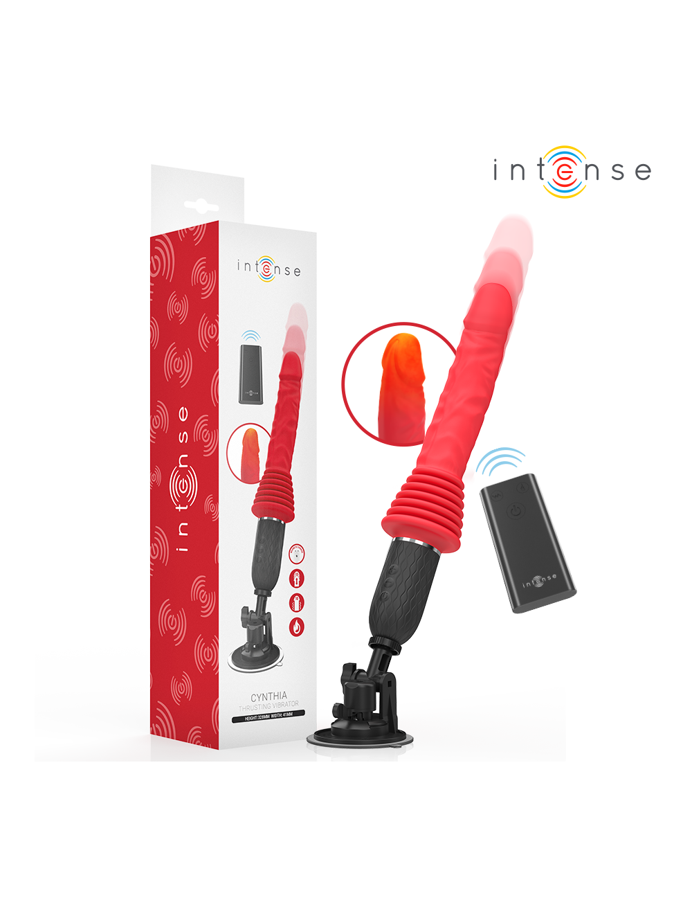 INTENSE - CYNTHIA STOSSVIBRATOR MIT FERNBEDIENUNG