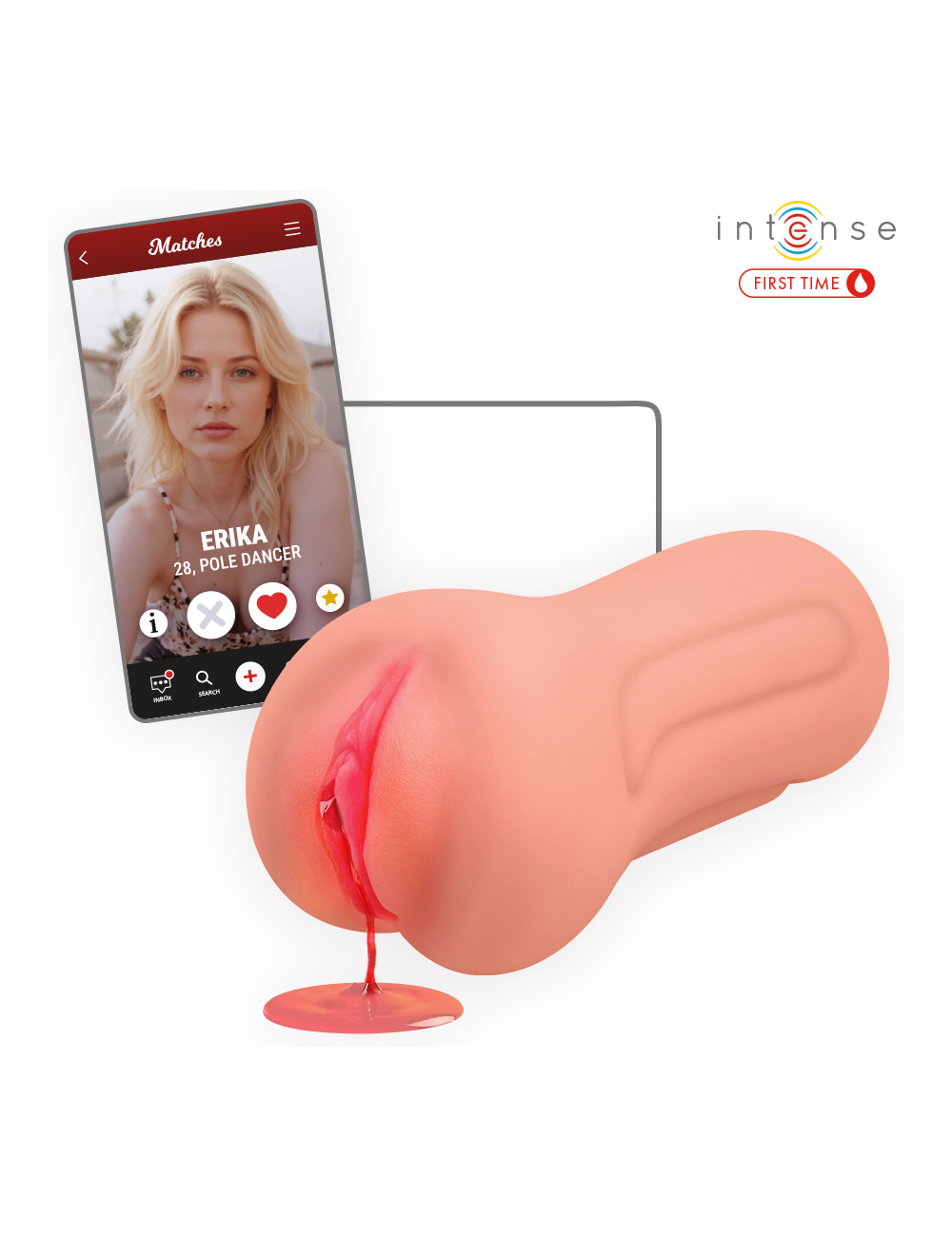 INTENSE FIRST TIME - ERIKA JUNGFRAU MASTURBATOR MIT BLUTUNG