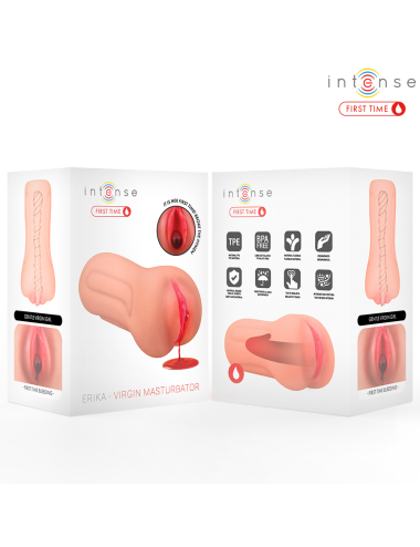 INTENSE FIRST TIME - ERIKA JUNGFRAU MASTURBATOR MIT BLUTUNG