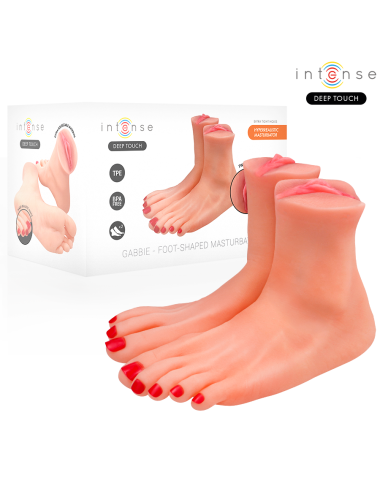 INTENSE DEEP TOUCH - GABBIE ZWEITEILIGER FUSSFÖRMIGER MASTAUBADOR