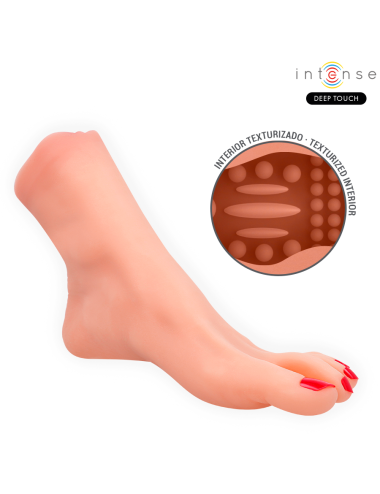 INTENSE DEEP TOUCH - GABBIE ZWEITEILIGER FUSSFÖRMIGER MASTAUBADOR