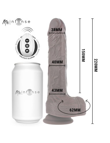 MR INTENSE – MATT REALISTISCHES MULTIFUNKTIONS-MOTOR MIT VIBRATION