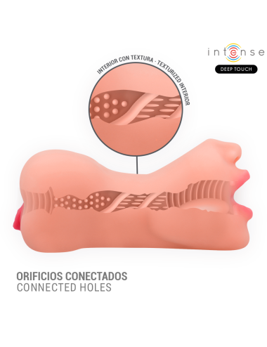 INTENSE DEEP TOUCH – RILEY DOPPELMUSTURBATOR FÜR MUND UND VAGINA