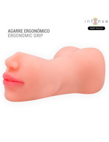 INTENSE DEEP TOUCH – RILEY DOPPELMUSTURBATOR FÜR MUND UND VAGINA