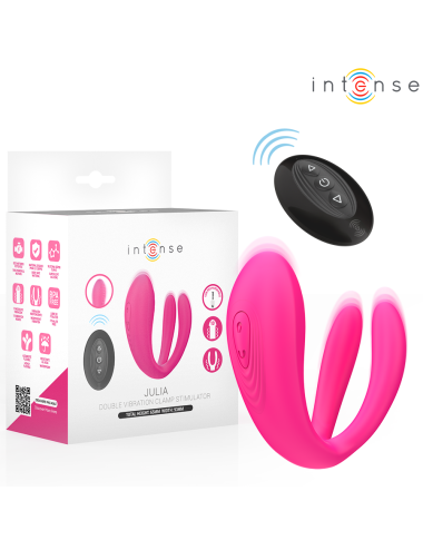 INTENSE - JULIA DOPPELVIBRATOR-KLEMMENSTIMULATOR MIT FERNBEDIENUNG