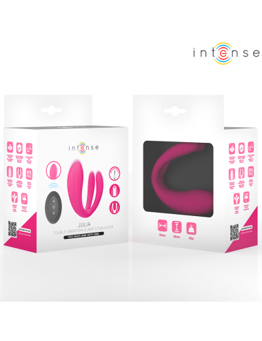 INTENSE - JULIA DOPPELVIBRATOR-KLEMMENSTIMULATOR MIT FERNBEDIENUNG
