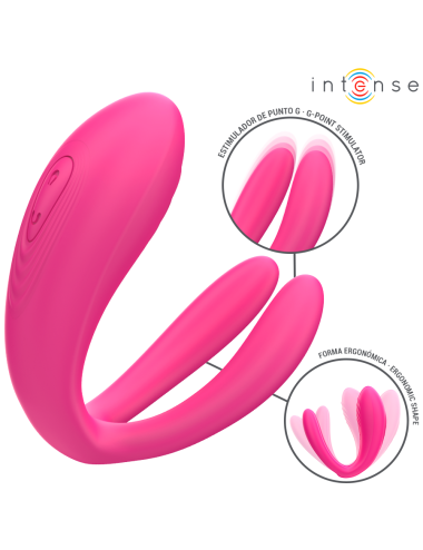 INTENSE - JULIA DOPPELVIBRATOR-KLEMMENSTIMULATOR MIT FERNBEDIENUNG