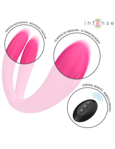 INTENSE - JULIA DOPPELVIBRATOR-KLEMMENSTIMULATOR MIT FERNBEDIENUNG