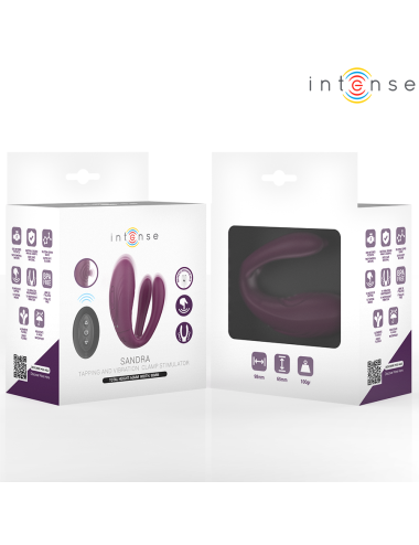 INTENSE - SANDRA KLAPPE- UND VIBRATIONSKLEMMSTIMULATOR MIT FERNBEDIENUNG