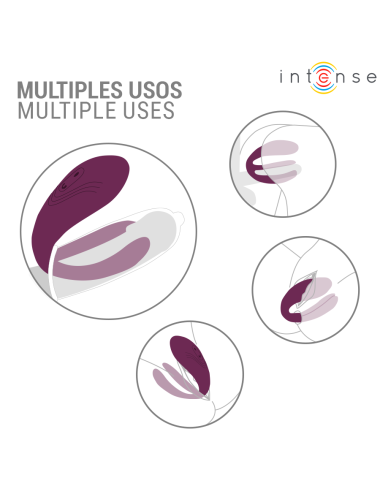INTENSE - SANDRA KLAPPE- UND VIBRATIONSKLEMMSTIMULATOR MIT FERNBEDIENUNG