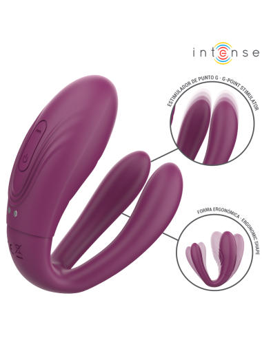 INTENSE - SANDRA KLAPPE- UND VIBRATIONSKLEMMSTIMULATOR MIT FERNBEDIENUNG