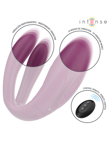 INTENSE - SANDRA KLAPPE- UND VIBRATIONSKLEMMSTIMULATOR MIT FERNBEDIENUNG