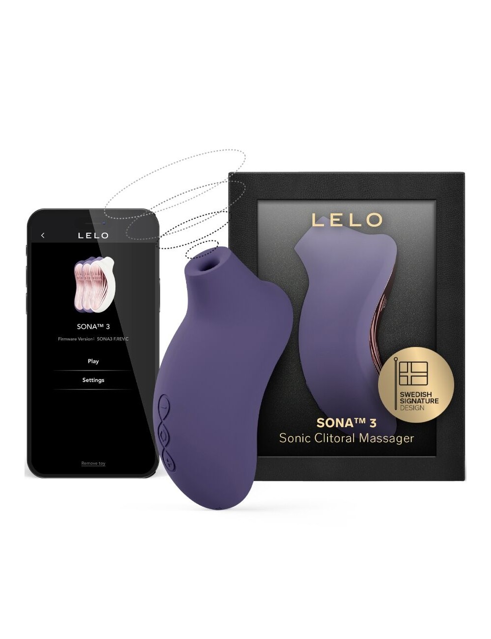 LELO - SONA 3 SONIC KLITTORIALMASSAGEGERÄT CYBER PURPLE