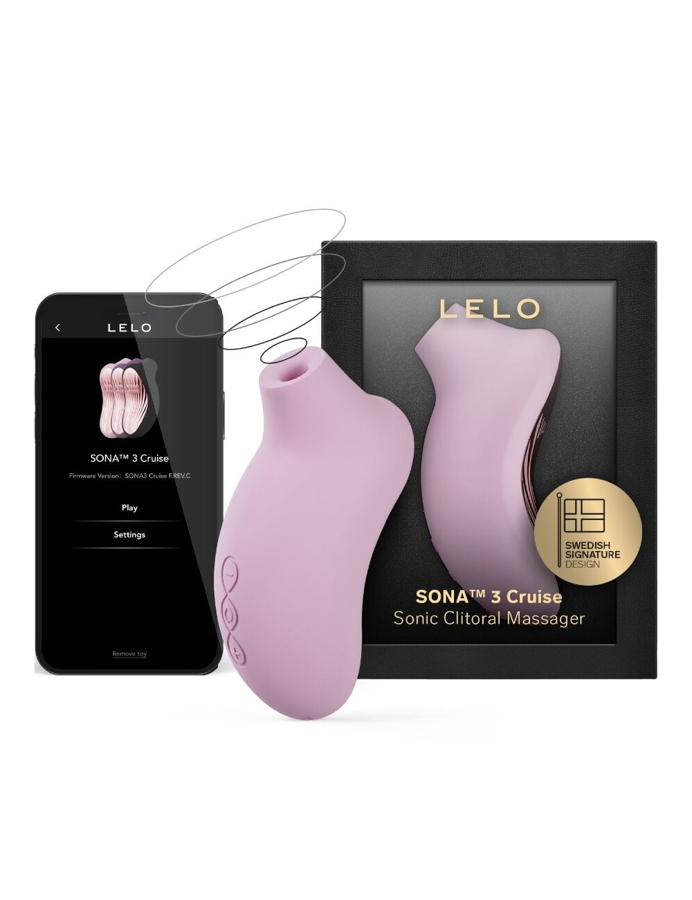 LELO - SONA 3 CRUISE SONIC KLITORALSAGER ZARTROSA