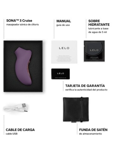 LELO - SONA 3 CRUISE SONIC KLITORMASSAGER PLUM
