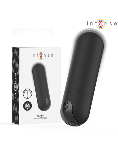 INTENSE - KAREN MINI WIEDERAUFLADBARER VIBRATIONSKUGEL SCHWARZ