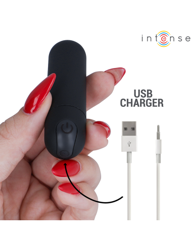 INTENSE - KAREN MINI WIEDERAUFLADBARER VIBRATIONSKUGEL SCHWARZ