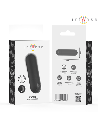 INTENSE - KAREN MINI WIEDERAUFLADBARER VIBRATIONSKUGEL SCHWARZ