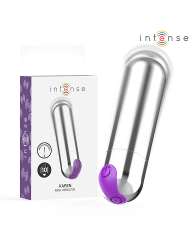 INTENSE - KAREN MINI WIEDERAUFLADBARER VIBRATIONSKUGEL SILBER