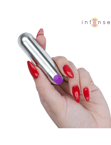 INTENSE - KAREN MINI WIEDERAUFLADBARER VIBRATIONSKUGEL SILBER