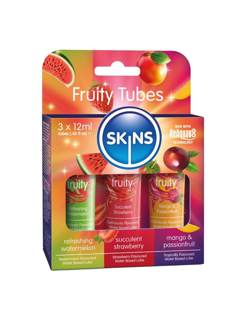 SKINS – FRUCHTIGES GLEITMITTEL-SET WASSERMELONE
