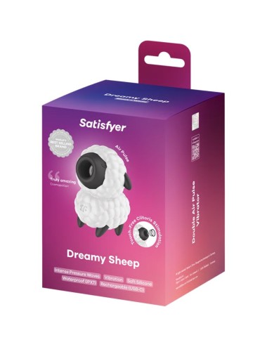 SATISFYER - TRAUMHAFTES SCHAF-VIBRATOR & LUFTPULSSTIMULATOR