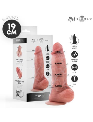 MR INTENSE - KLEINER SPENCER SILIKONDILDO 19 CM -Ø- 4