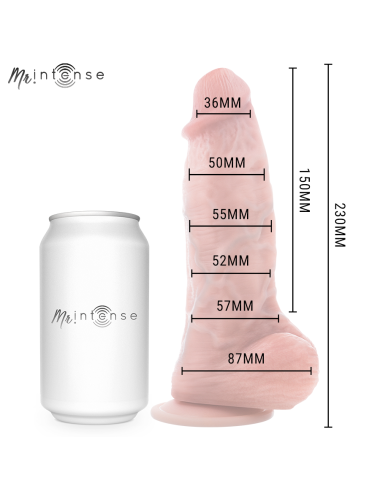 MR INTENSE - MITTLERER SPENCER SILIKONDILDO 23 CM -Ø- 5,7 CM