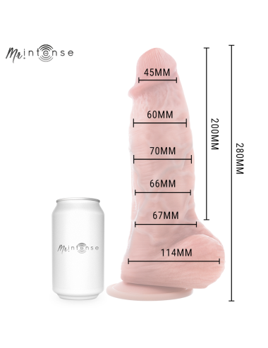 MR INTENSE - EXTRABIG SPENCER SILIKONDILDO 28 CM -Ø- 7,3 CM