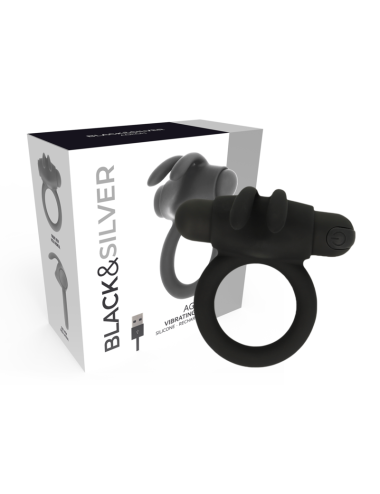 BLACK&SILVER - AGRON RING 2.O