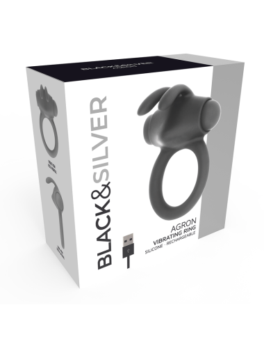 BLACK&SILVER - AGRON RING 2.O