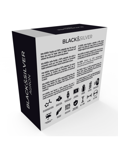 BLACK&SILVER - AGRON RING 2.O