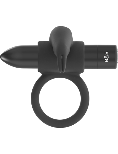 BLACK&SILVER - BURTON RING 10 VIBRATIONSMODI SCHWARZ