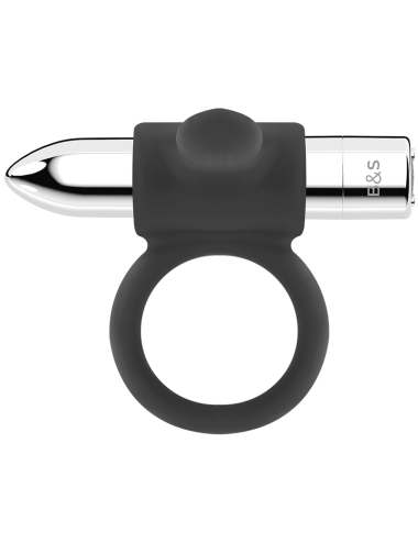 BLACK&SILVER - CAMERON WIEDERAUFLADBARER RING SILBER