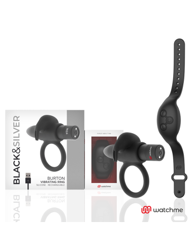 BLACK&SILVER - BURTON COCKRING-UHR MIT FERNBEDIENUNG