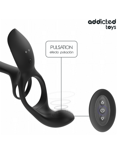 ADDICTED TOYS - DOPPELTER PENISRING MIT KLITORISSTIMULATOR