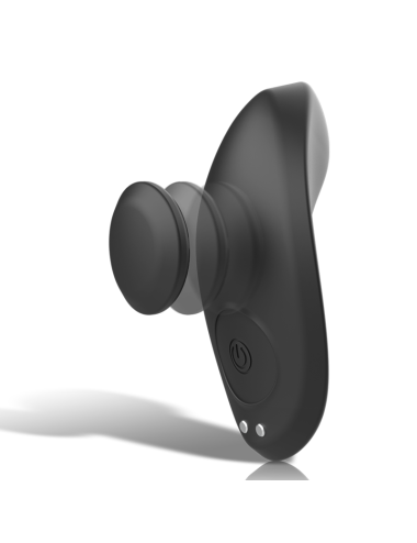 BLACK&SILVER - PRESTON WIEDERAUFLADBARER SILIKON-VIBRATOR-PANTIE SCHWARZ