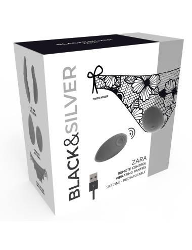 BLACK&SILVER - ZARA-STIMULATOR MIT FERNBEDIENUNG UND KOSTENLOSEM HÖSCHEN
