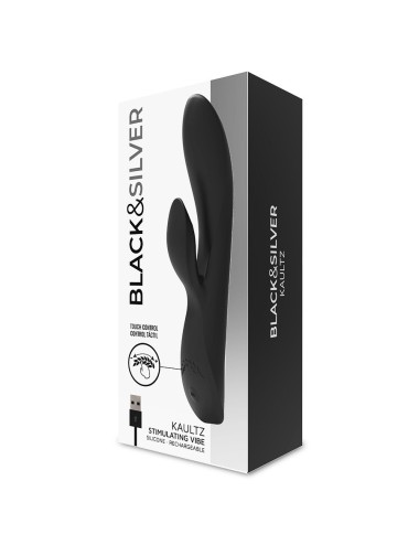 BLACK&SILVER - KAULTZ TOUCH CONTROL VIBRATOR