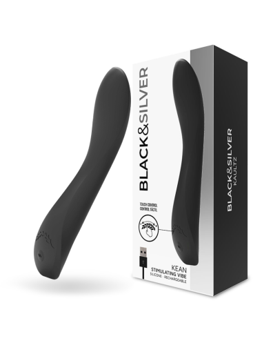BLACK&SILVER - KEAN VIBRATOR TOUCH-STEUERUNG