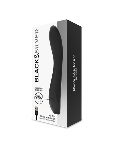 BLACK&SILVER - KEAN VIBRATOR TOUCH-STEUERUNG