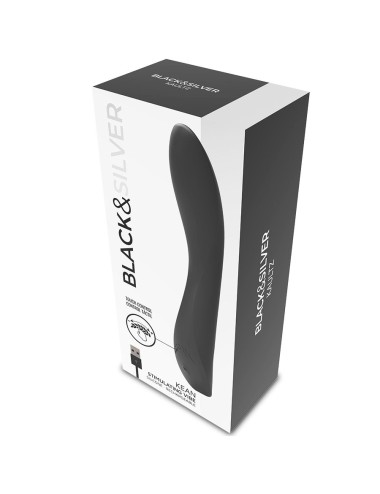 BLACK&SILVER - KEAN VIBRATOR TOUCH-STEUERUNG