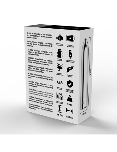 BLACK&SILVER - KAILAN 2 SILBER VIBRIERENDE MAGNETKUGEL