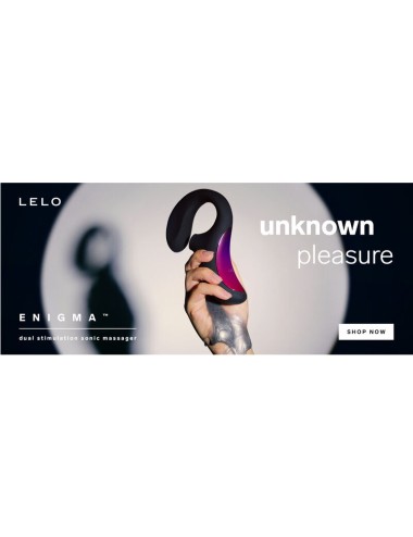 LELO - ENIGMA DOPPELSAUG-STIMULATIONSMASSAGER SCHWARZ