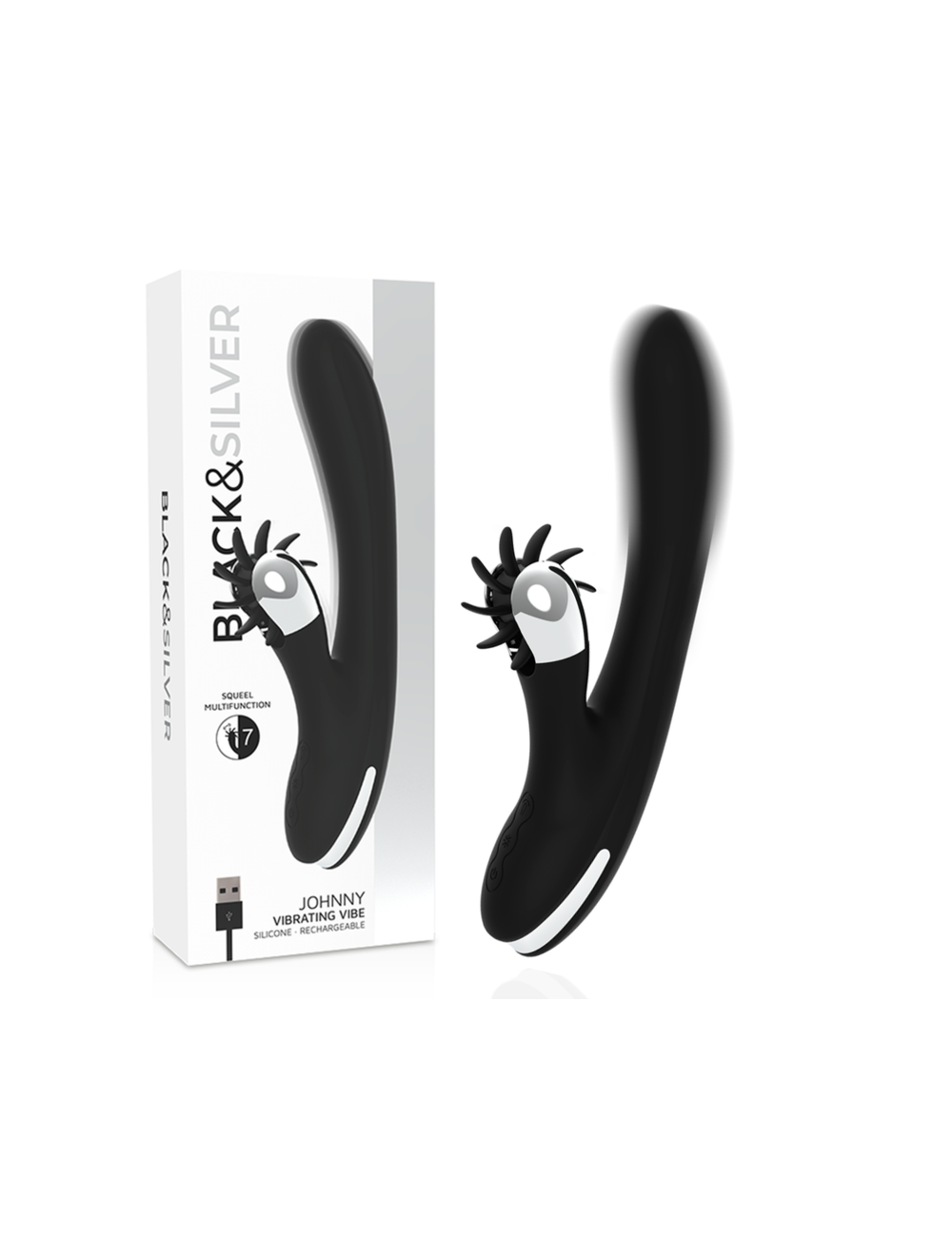 BLACK&SILVER - BUNNY JOHNNY VIBRIERENDE VIBRATION