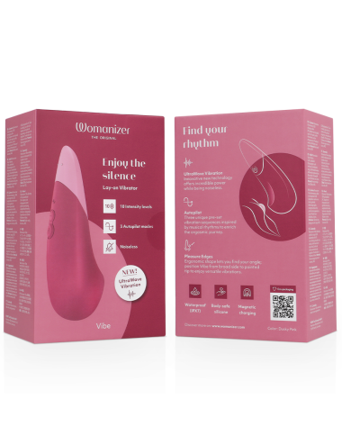 WOMANIZER - VIBE LAY-ON SILENT VIBRATOR DUSKY PINK