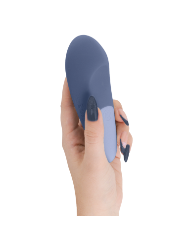 WOMANIZER - VIBE LAY-ON SILENT VIBRATOR DUNKELBLAU