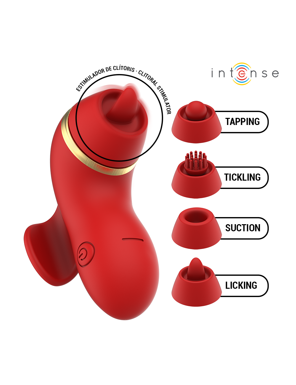 INTENSE - PATTY-STIMULATOR MIT 4 AUFSÄTZEN